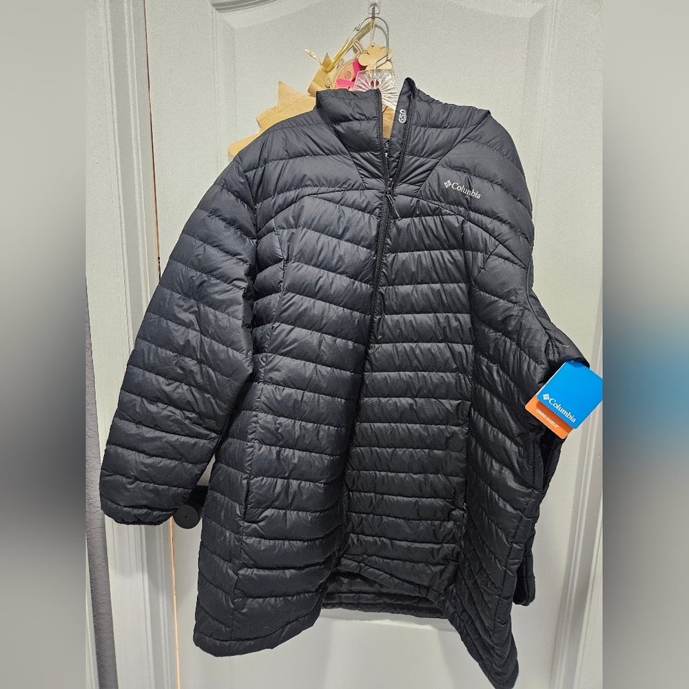 Columbia Westridge Mid Down Jacket Omni Shield Black 3xl Water Resistant Hooded